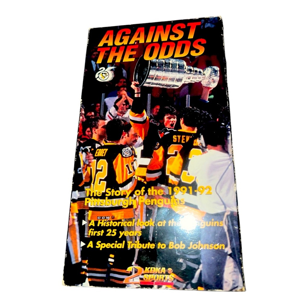 Vintage Pittsburgh Penguins Against The Odds VHS